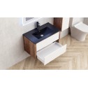 Мебели за баня PVC » ICP 8043 + МИВКА ICC 8066B ЧЕРЕН МАТ